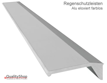 Regenschutzleiste für Briefkasten Alu 400 zu (Einzelkasten)