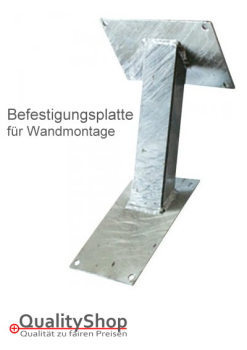 Wandkonsole Stahl Feuerverzinkt für Einzelbriefkasten
