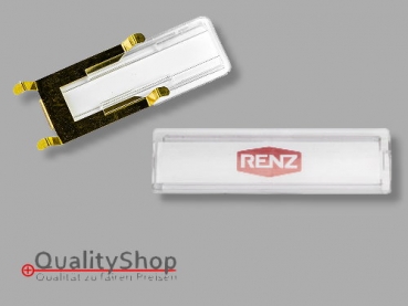 Plexiglas für Briefkasten RENZ mit Feder 65 x 22 mm