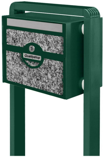 Briefkasten BLRock Standard mit Stützen zum Einbetonieren